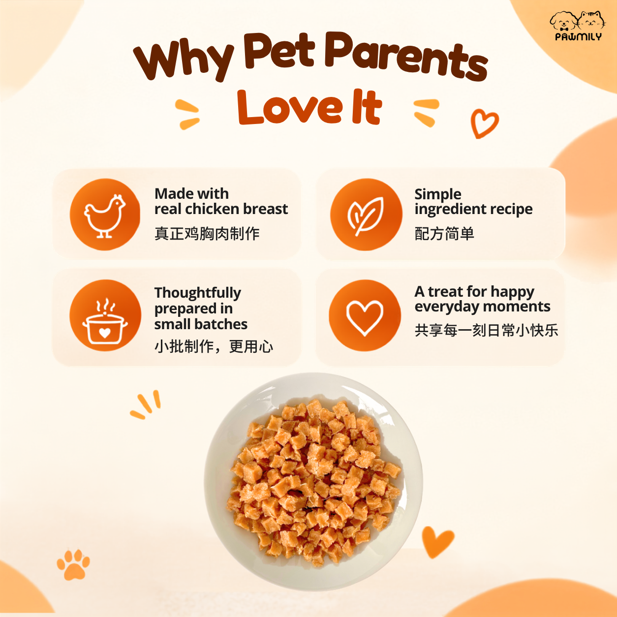 PAWMILY Chicken Cubes